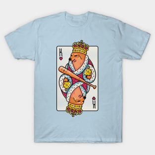 Cheems - The King | King of Hearts Playing Card | Shibe | Shiba Inu T-Shirt